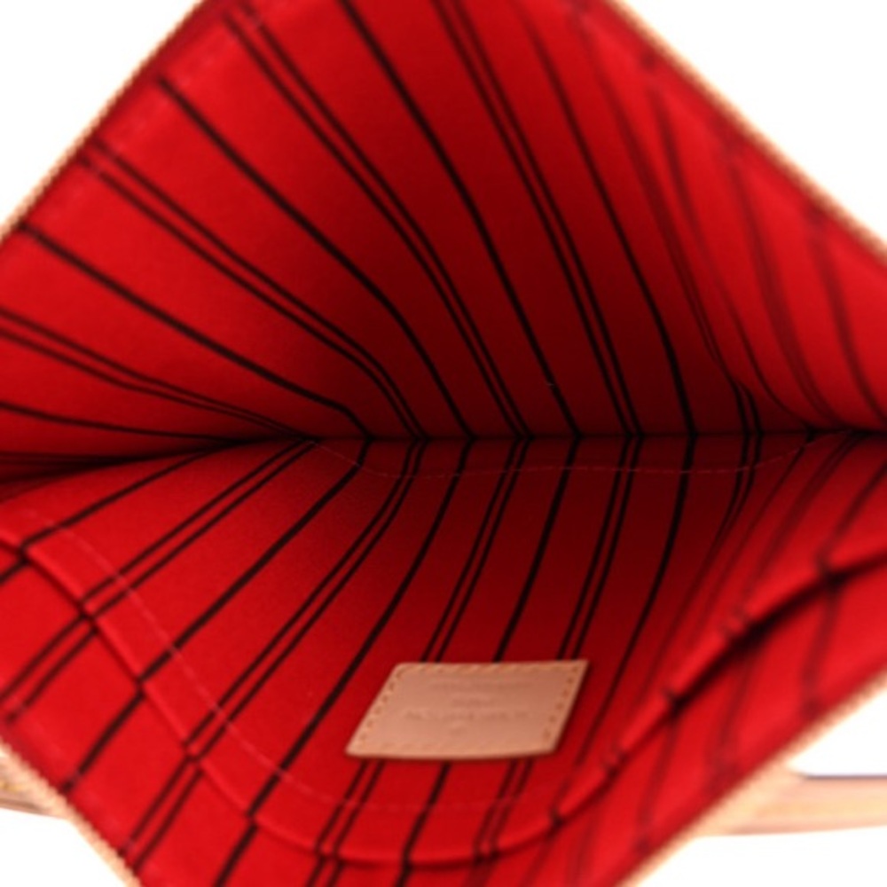 Authentic Louis Vuitton Neverfull GM monogram red cherry lining NEW - Picture 5 of 10